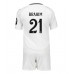 Real Madrid Brahim Diaz #21 Hjemmedraktsett Barn 2024-25 Kortermet (+ Korte bukser)